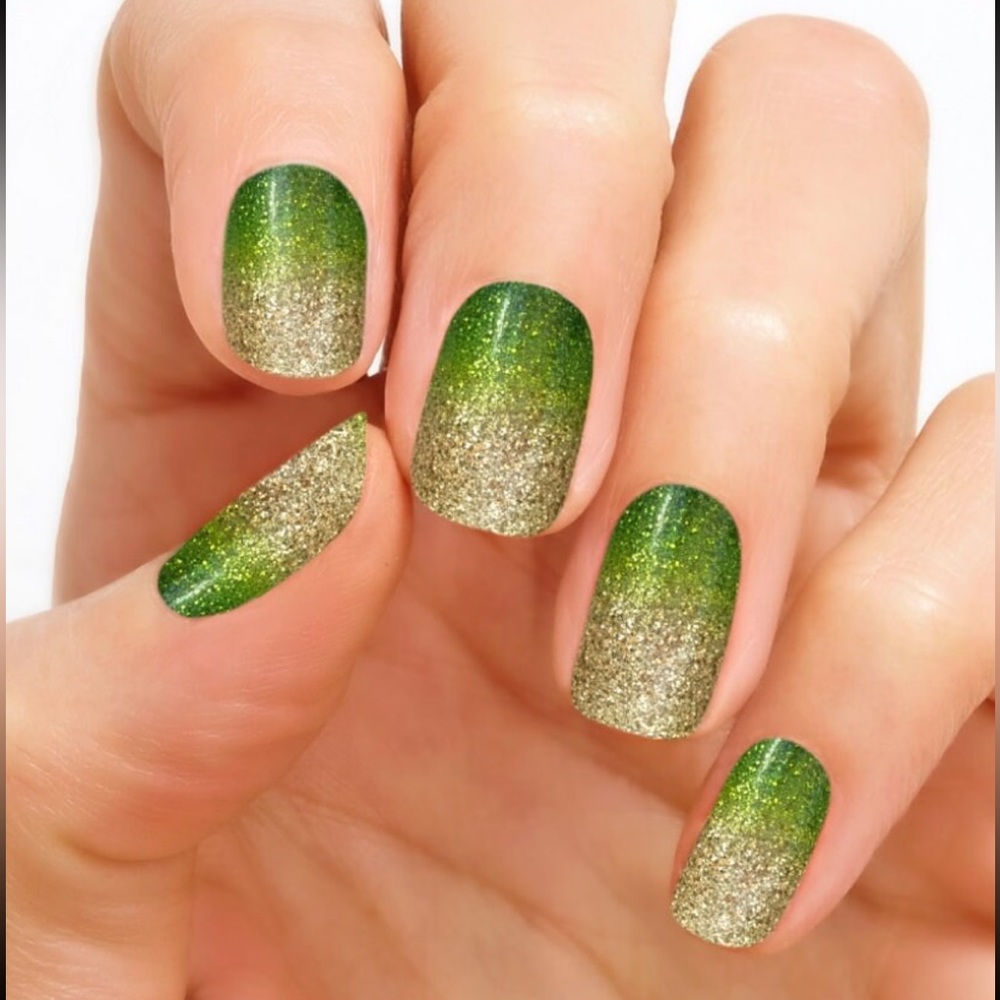 *Rare HTF* Color Street: It’s Gold in Here | St. Patrick’s Day Green Glitter - Picture 6 of 8